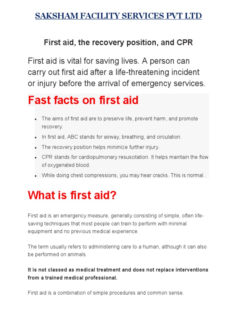 First Aid Mac Donald PDF First Aid Cardiopulmonary Resuscitation