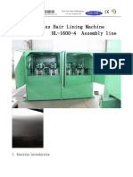 EA HL 1600-4 Hair Lining Machine