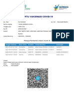 Kartu Vaksinasi Covid-19: Riwayat Pemberian Vaksin Covid-19