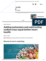 Adding Potassium and Subtracting Sodium May Equal Better Heart Health - Harvard Health