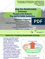Rebuilding the Relationship between People and Nature: The SATOYAMA Initiative