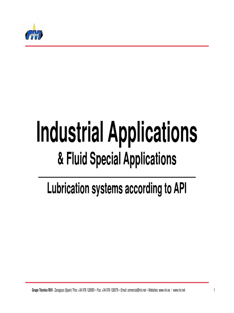 Markets Lube Systems Api Oil Circulation Systems PDF Lubricant