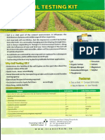 Soil Testing Kits - Brochure