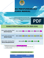 MATERI PERHITUNGAN MANUAL IKU Dan APLIKASI IKLH