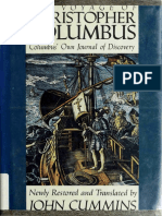 The Voyage of Christopher Columbus Columbus' Own Journal of Discovery Newly Restored and Translated by John Cummins