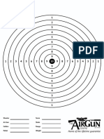 Air Rifle Target 10