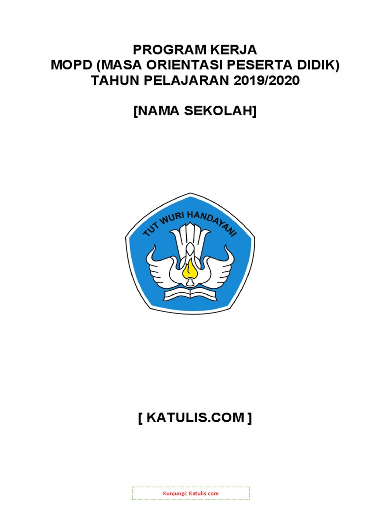 Program Kerja Mopd Mos Mpls 2019 2020 | PDF | Perjalanan | Seni