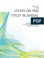 A Study of Tyco Scandal