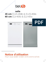 Lave-Vaisselle 45 CM ELVS-459b & ELVS-459s 60 CM ELV-451b & ELV-451s