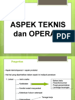 12 Aspek Teknis Dan Operasi