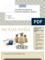 Kelompok 6 - Analisis Sumber & Penggunaan Modal Kerja