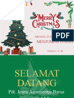 Tata Ibadah Natal 25 Desember 2022