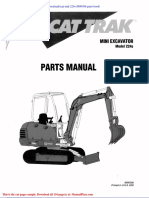 Scat Trak 224s 8990398 Parts Book
