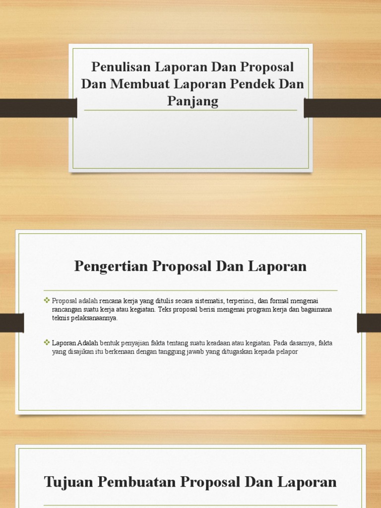 Penulisan Laporan Dan Proposal Dan Membuat Laporan Pendek Kelompok 7 | PDF