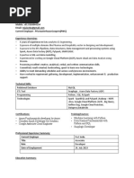 Rohit Ranan CV Updated