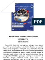 PPT Instalasi Produksi Garam