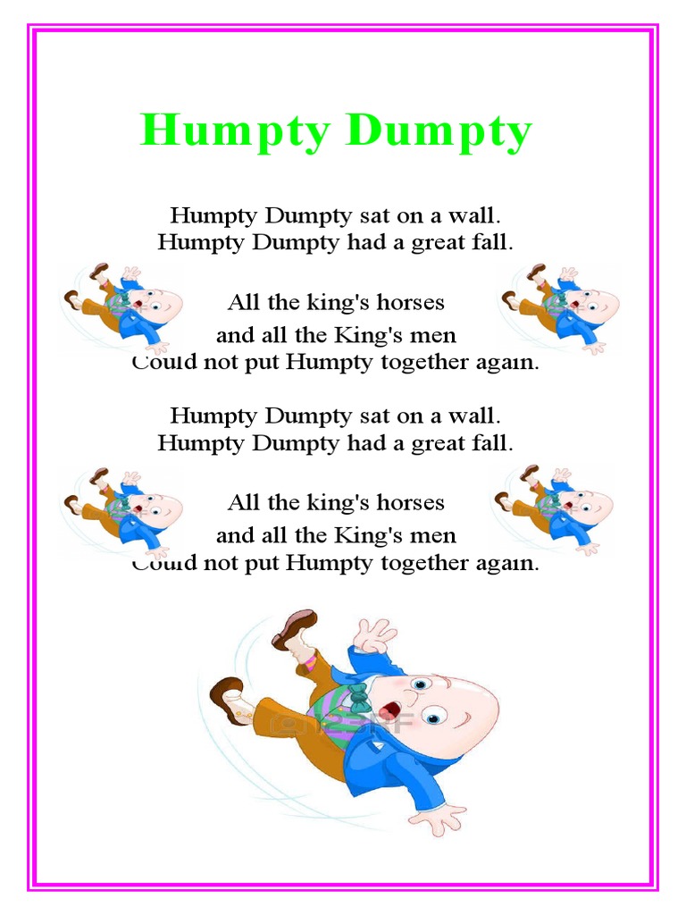 NURSERY RHYMES | PDF | British Children's Entertainment | Children's Songs