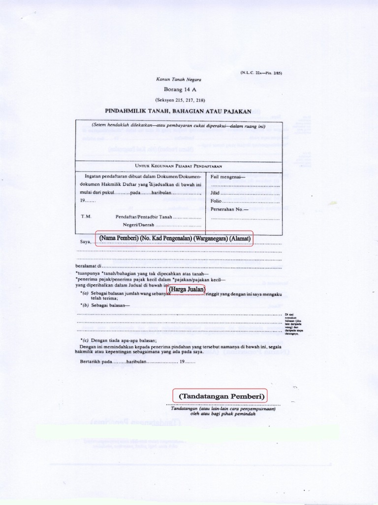 Contoh pengisian borang 14a pdf
