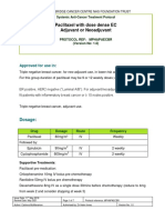 Paclitaxel With Dose Dense EC Adjuvant or Neo-Adjuvant Protocol V1.0