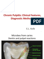 Lecture - 6-3 - Chronic Pulpitis. Clinical Features, Diagnostic Methods