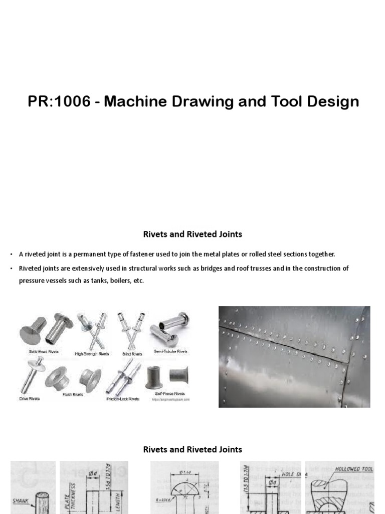 Riveted Joint Diagrams and Types | PDF