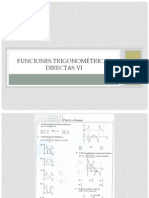 Funciones Trigonométricas Directas VI