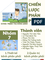 Nhóm 7 - Thiết Kế Và Quản Trị Kênh Phân Phối