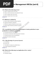 Supply Chain Management Solved MCQs (Set-8)