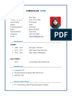 Curriculum Vitae Erlin