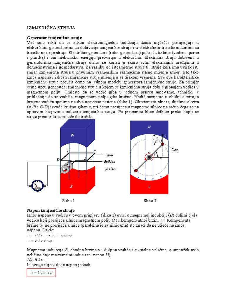 Izmjenična Struja | PDF
