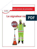 Aide Memoire de Prevention Le Signaleur Routier 2022 27 Pages