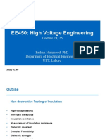 EE450: High Voltage Engineering: Lecture 24, 25