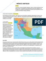 México Antiguo: Sub-Areas