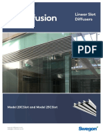 Air Diffusion Linear Slot Diffusers