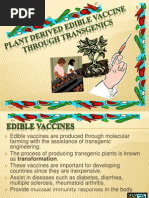 Plant Derived Edible Vaccine Through Transgenics Powerpoint