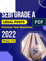 SEBI Grade A Legal PYQs 2022 Phase 1 2