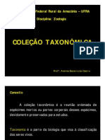 Aula Coleção Taxonômica