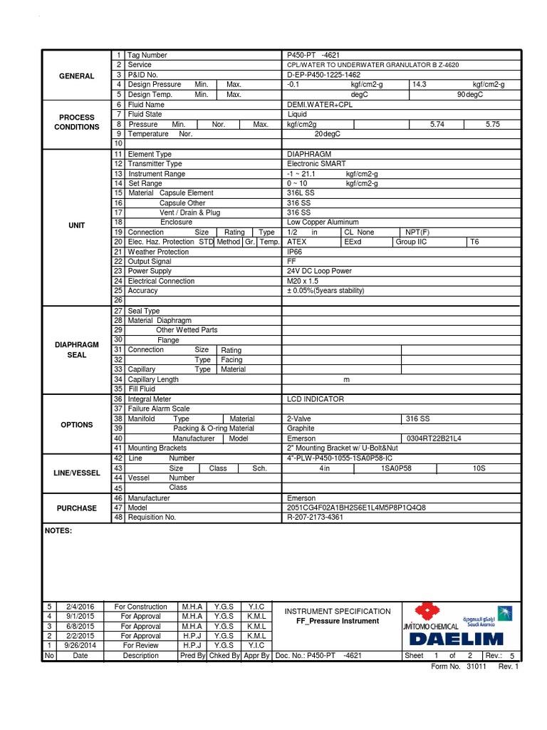 PT Pressure Transmitter | PDF | Mechanical Engineering | Electrical ...