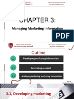 Chapter 3 Managing Marketing Information
