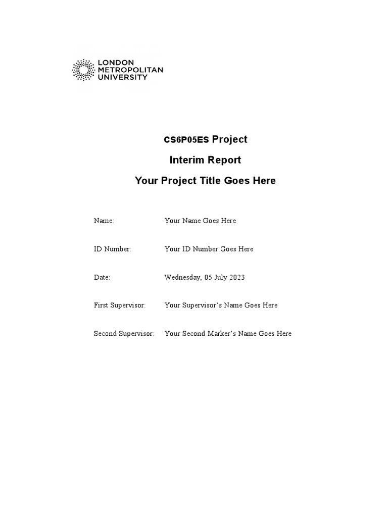 974 1639460245652 Interim Report Template CS6P05ES PDF