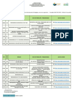 Calendário Das Formações Módulo Ii Atualizado