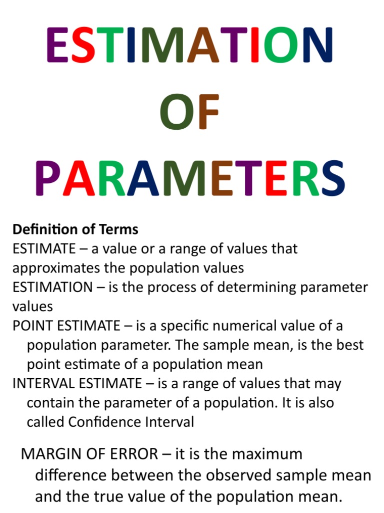 Understanding Point and Interval Estimates | PDF | Confidence Interval ...