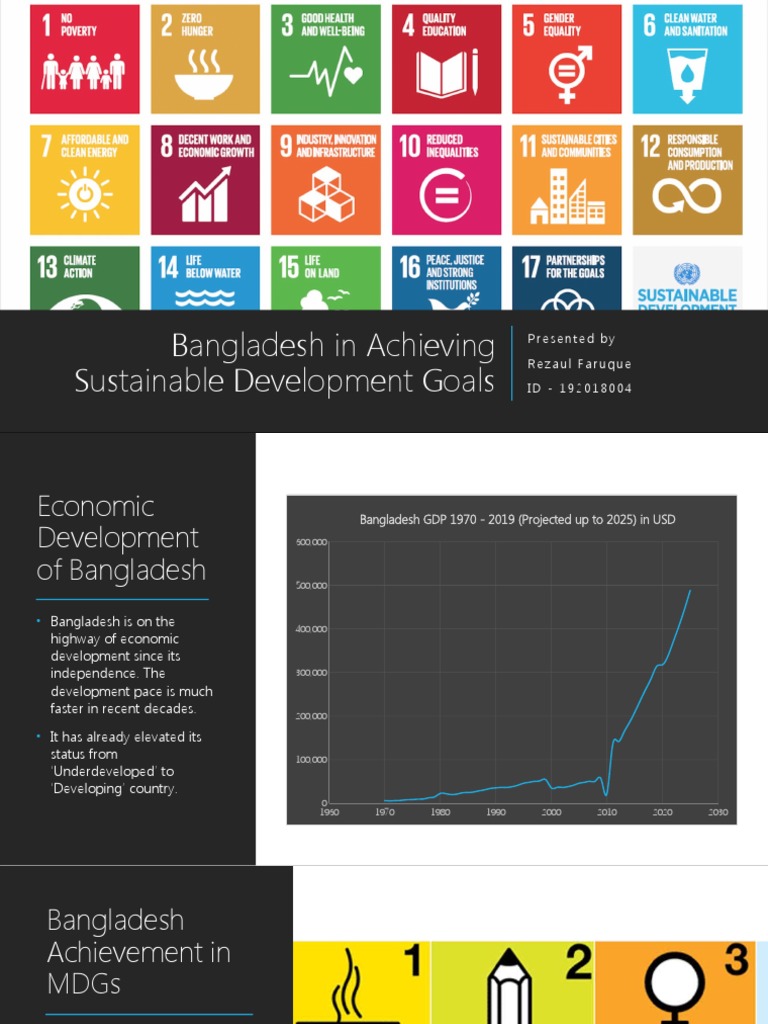 Bangladesh in Achieving SDGs | PDF | Millennium Development Goals ...