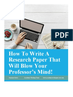 How To Write A Reasearch Paper That Will Blow Your Professors Mind - Ultimate Guide