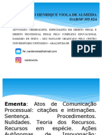 Unidade III - Processo Penal III - Aes Autnomas de Impugnao