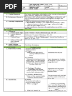 Math Lesson Plan BEd | PDF | Circle | Mathematics