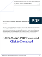 SAES-M-006 PDF Download - Saudi Aramco Security and General Purpose Fencing - PDFYAR
