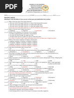 Science 8 Final Summative Test