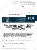 Como Conectar A Tu Equipo Hikvision Usando iVMS-4200 y HKDDNS (Windows y Mac) - Securame
