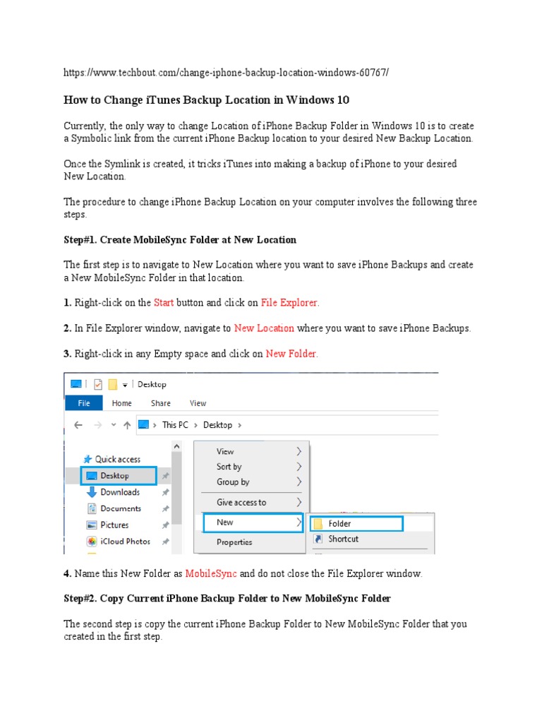 Iphone backup location change pdf